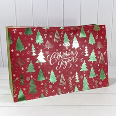 
          Пакет подарочный 64 х 42 х 20 см "Новый год" (Красный)