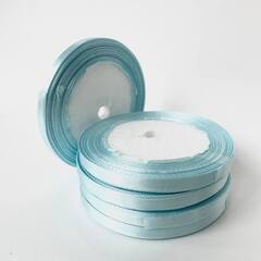 Лента Атласная (0,6см*22,85м), Небесно-голубой