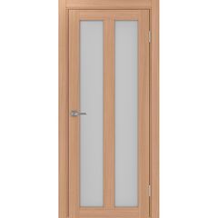 Купить Межкомнатная дверь экошпон Турин 521.22 ясень тёмный остеклённая