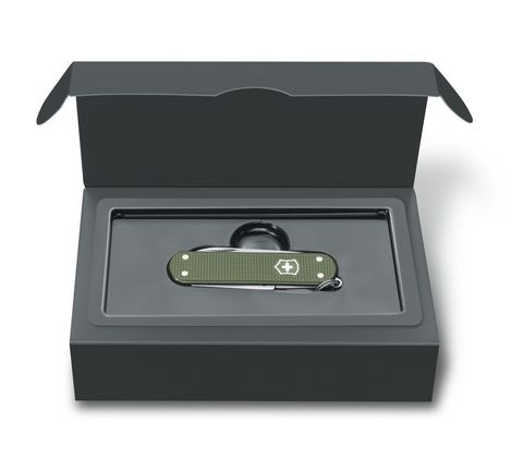 Нож-брелок Victorinox Classic Alox LE 2017, Olive Green (0.6221.L17)