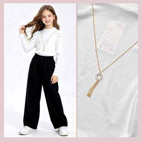 Блуза трикотаж д (8-12) 260429-ZG1560