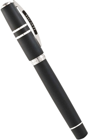 Ручка-роллер Visconti Homo Sapiens Steel Age Medium, Black CT (Vs-592-99)