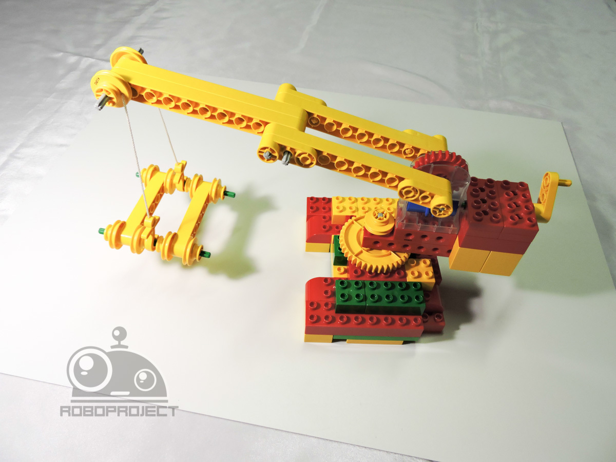 💾🔑 Вентилятор / подъемный кран из Lego EV3. Изучаем ремённую передачу V » РобоВики