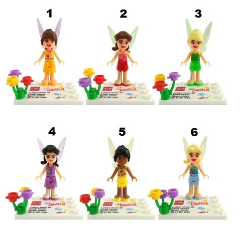 Minifigures Girls Fairies Blocks Building