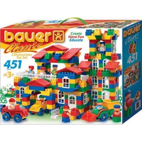 Конструктор"Bauer"серии Сlassic, 451 элемент