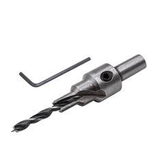 35-7-555 Сверло с зенкером для мебельных стяжек  4 мм/зенкер 6,5 мм, (для стяжки 5х50)  (РемоКолор)