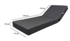 Матрас для шезлонга ReeHouse Mattress Acrylic, серый
