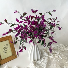 Ампельное растение, зелень искусственная свисающая, сиреневая, 46 см, набор 2 шт.