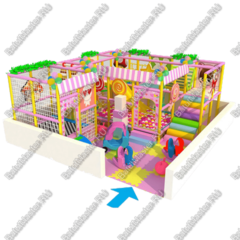 Детский игровой лабиринт "Конфетное сражение" HAS-LP45-03