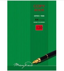 Тетрадь А4 120л клетка на кольцах -Офисное время- глянц. лам., смен. блок