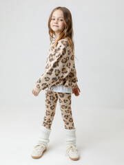 брюки  для девочки  КР 4074/бежевый С074 Н093 к665