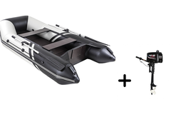 Броня-280 белый-черный + PARSUN T 2.6 BMS (комплект лодка + мотор)