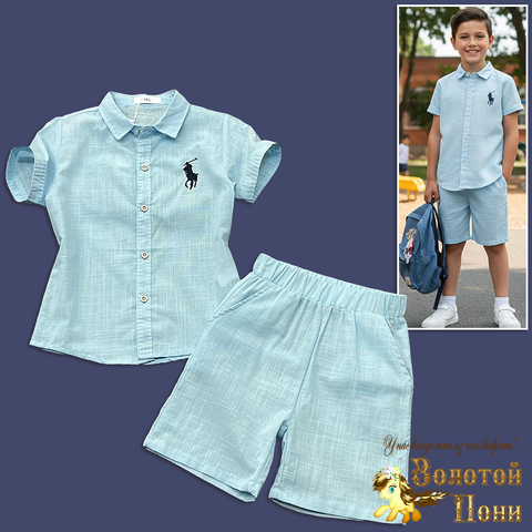 Костюм лён м (5-9) 260210-Y1109