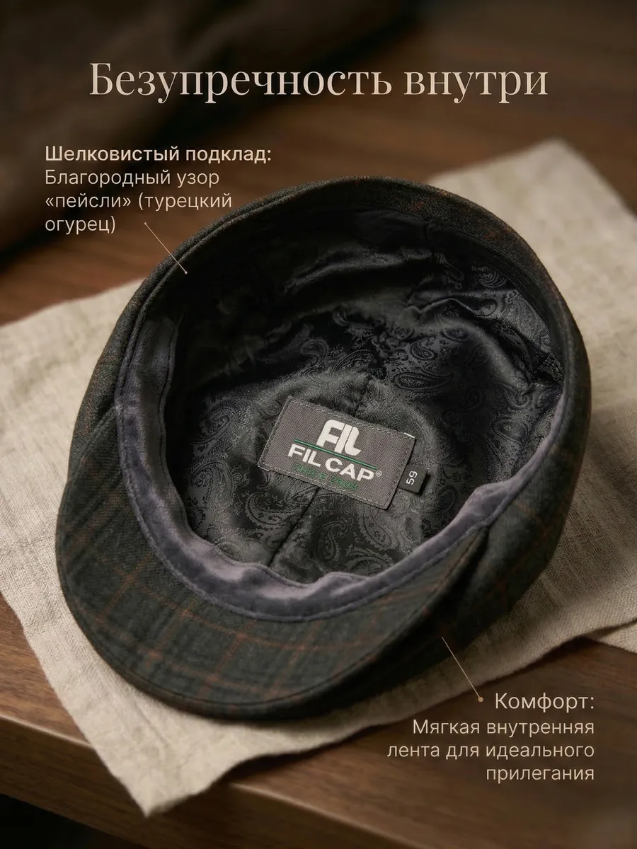 Кепка восьмиклинка весенняя