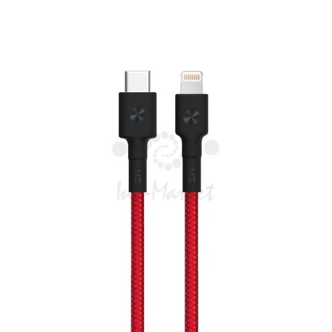 Кабели USB ZMI Кабель Type-C/Lightning Xiaomi ZMI 100см MFI , 3A, 18W PD Материал оплетки нейлон/кевлар (AL873K) красный 402667