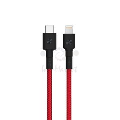Кабели USB ZMI Кабель Type-C/Lightning Xiaomi ZMI 100см MFI , 3A, 18W PD Материал оплетки нейлон/кевлар (AL873K) красный 402667