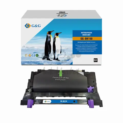Драм-картридж G&G DK150 для Kyocera FS-1100, FS-1300D, FS-1120D, FS-1350DN, FS-1120DN, FS-1350N, FS-1120MFP, FS-1120DN, FS-1028MFP, FS-1128MFP, FS-1035MFP, FS-1135MFP, FS-1320D, FS-1370DN, ECOSYS M2035dn, M2535dn, P2135d