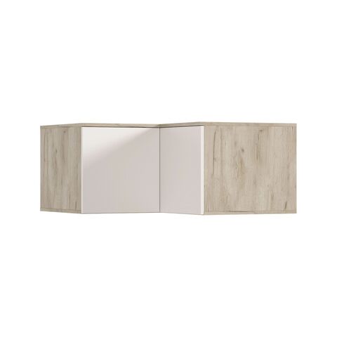 Норд Антресоль шкафу угловому (Кашемир, Дуб Крафт серый)