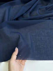 Батист Темно-синий, хлопок 100%