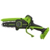 Цепная мини-пила аккумуляторная Greenworks CS2410A, 24V, 10см, c 1хАКБ 4Ач и ЗУ (CS2410AUB) — фото 4