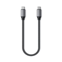 Кабель Satechi USB-C Cable 25 см, серый космос