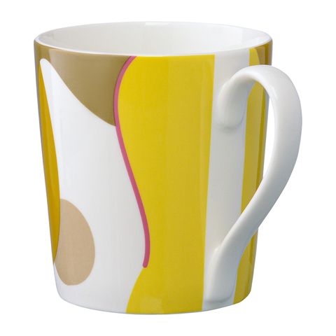 Кружка 350мл Tkano Freak Fruit горчичная с авторским принтом