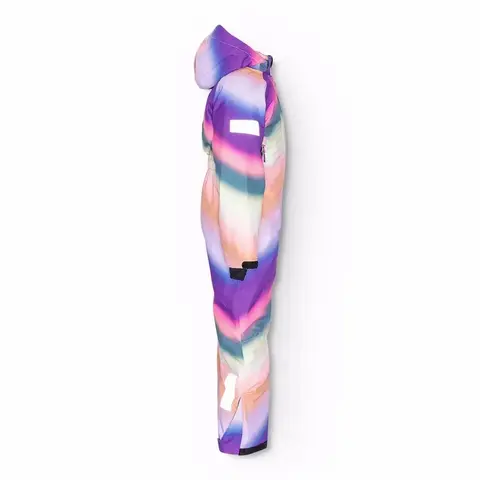 Molo (Моло) Hux Wavy Rainbow детский зимний комбинезон для девочки