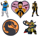 Металлический значок Мортал Комбат: купить значки из игры Mortal Kombat ...