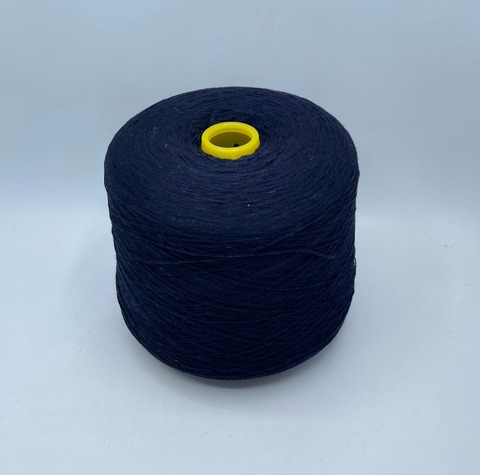 Бобинная пряжа (пр.Италия),art-Lambswool 2/17 850м/100гр, 100% Ягненок, цвет-Темно-синий. арт-33122