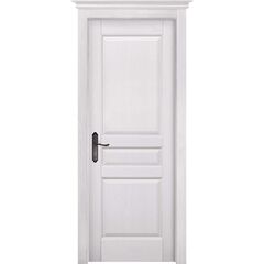 Купить Межкомнатная дверь массив сосны Пандора Браш белый айсберг эмаль глухая