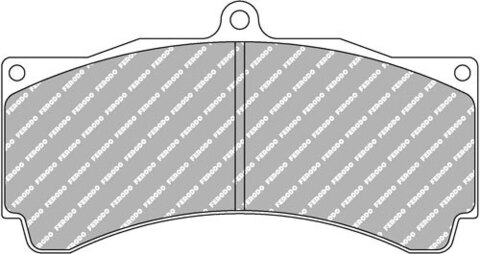 FRP3077H Th 17 mm Тормозные колодки дисковые спортивые DS2500 (FRP3003/FRP3014/FRP3015)
