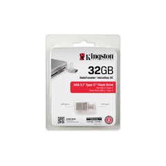 USB-накопитель Kingston DTDUO3C/32GB 32GB Серебристый