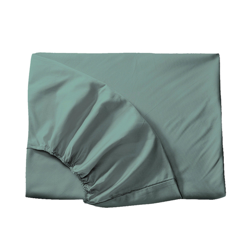 Простыня на резинке 90х200х20 Mollen нефритовая