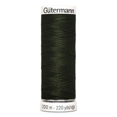 Нить Sew-All 200 м, Gutermann, 304 черный лес