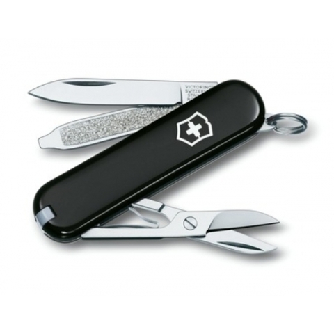 Нож Victorinox Classic 58мм 7 функций черный (0.6223.3)