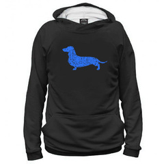 Толстовка  "Гладкошерстная Такса"