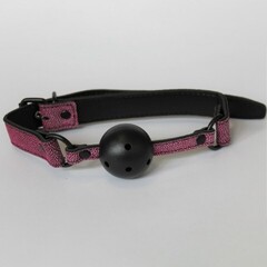 Кляп-шарик для рта Pleasure bound (розовый)