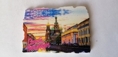 Магнит фреска полистоун с видами Петербурга