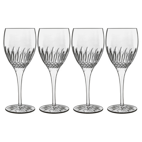 Набор бокалов 4 шт 0.38л для белого вина Luigi Bormioli Диаманте рислинг