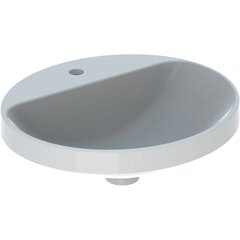 Geberit VariForm Раковина встраиваемая в столешницу овальной формы, 50х45 см, с отв. под смеситель, без отв. перелива фото
