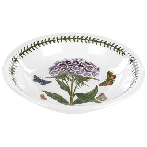 Тарелка для пасты 20см Portmeirion Ботанический сад Гвоздика турецкая