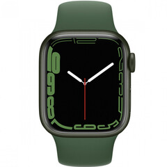 Apple Watch Series 7GPS, 41mm Green Aluminium Case with Clover Sport Band - Regular(MKN03GK/A)