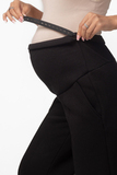 Утепленные брюки для беременных 15001 черный