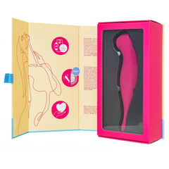 Вибратор с воздушной стимуляцией клитора Satisfyer Twirling Pro+ бордовый (Connect App)