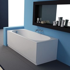 ВАННА ПРЯМОУГОЛЬНАЯ АКРИЛОВАЯ KOLPA SAN TAMIA 170x75 с ножками