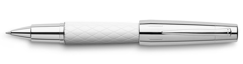 Ручка-роллер Faber-Castell E-motion Resin Rhombus White