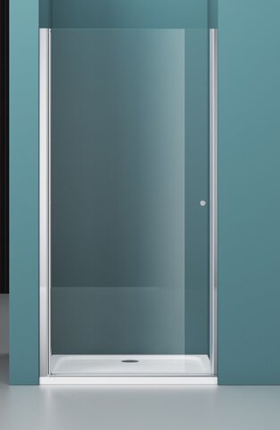 BelBagno ETNA-B-1-60-C-Cr Дверь в проём с одной распашной дверью (магниты 45°, дверь открывается только наружу). Стекло 6 мм, прозрачное, хром