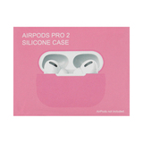 Силиконовый чехол со шнурком для Airpods Pro 2  Silicone Case (Розовый)