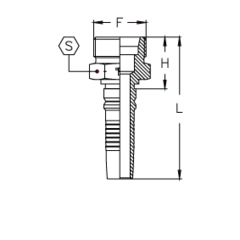 Фитинг DN 32 DKO-S (Ш) 52x2 38 Interlock TIEFFE