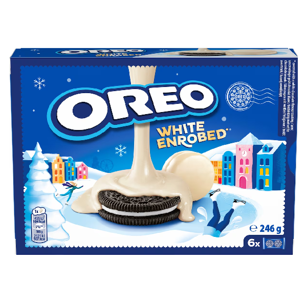OREO Печенье в белом шоколаде Endrobed White, 246 гр